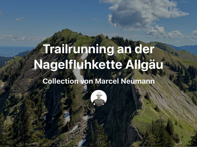 Trailrunning an der Nagelfluhkette im Allgäu